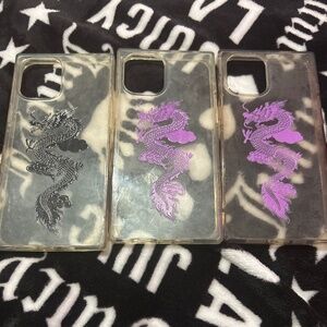 iPhone 15 pro max dragon iPhone case set of 3
